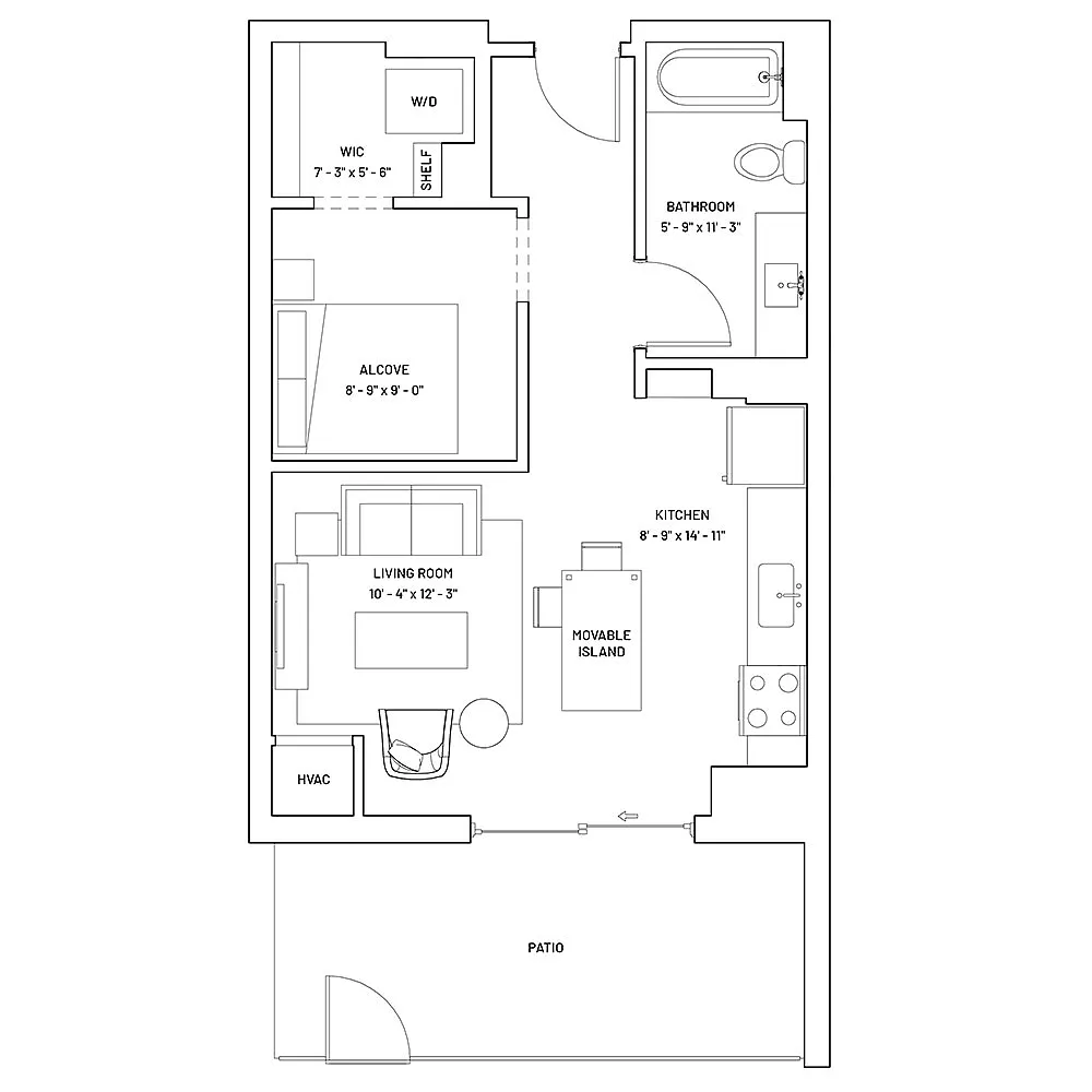 Floor plan Cove 2