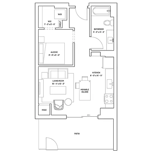 Floor plan Cove 2