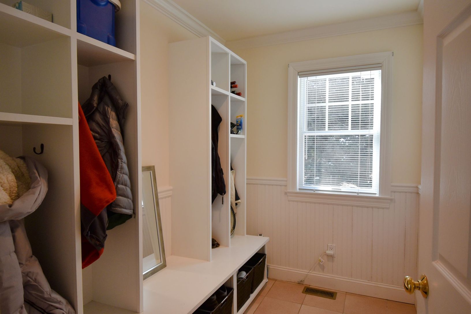  Mudroom with Custom Cabinetry