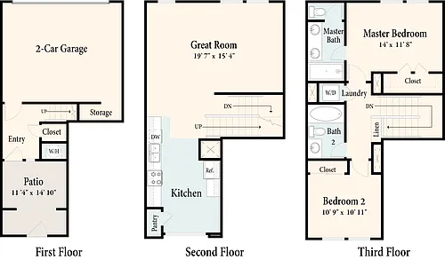 Floor plan Patio - 1454 sf