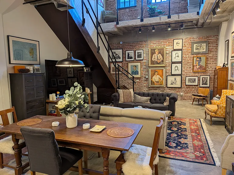 Living and dining area