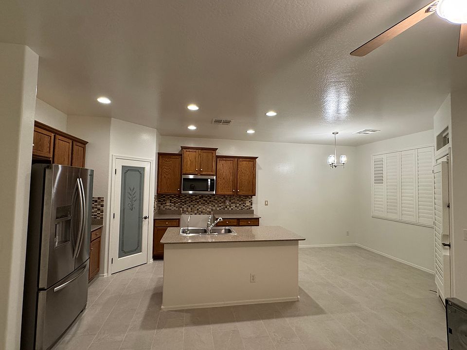 Kitchen with new microwave and dishwasher