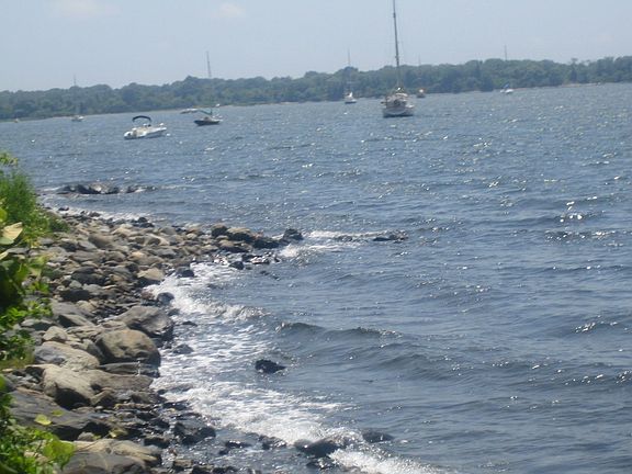 Private beach and Mooring