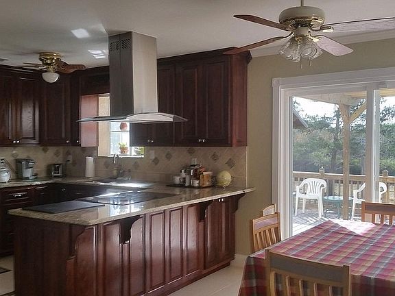 Granite and custom cabinets