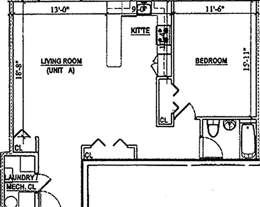 1st image of 852 E 7th St APT 4A