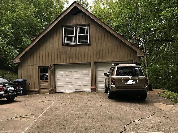 Roomy, oversized garage
