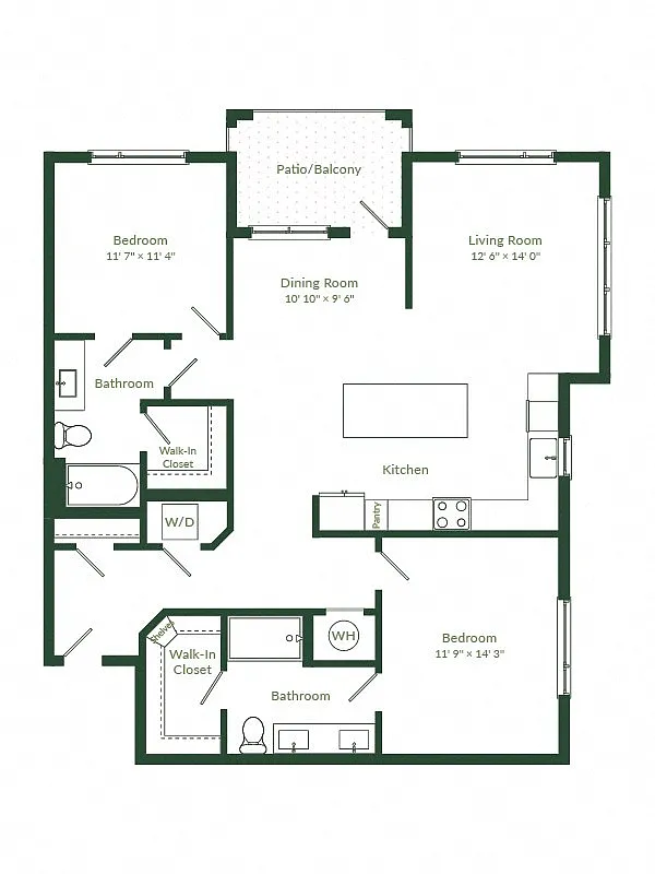 Floor plan B2