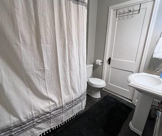 First floor full bathroom