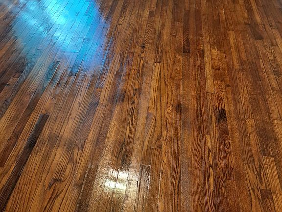 Floor in Bedroom in back
