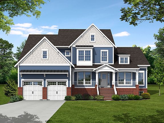Elevation A features antiqued slate and gable accents.