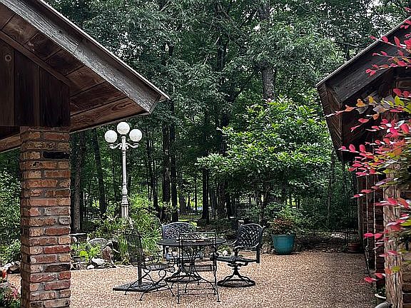 Back Patio and Bayou View