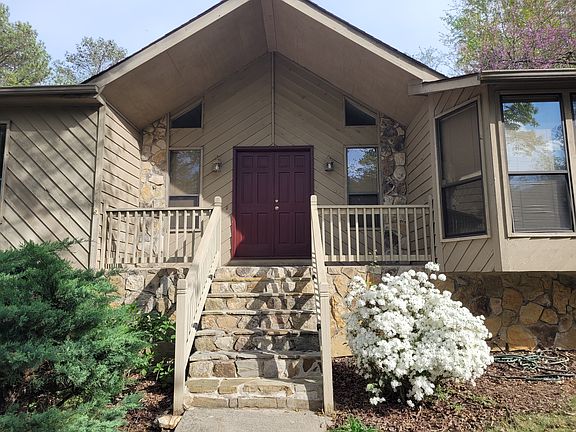 Very inviting front porch w room for rocking chair
