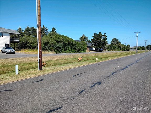 IN FRONT OF LOT LOOKING NORTH - NOTE FIRE HYDRANT PROXIMITY>