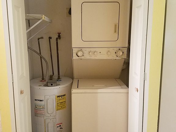 Stackable Washer/Dryer in Kitchen