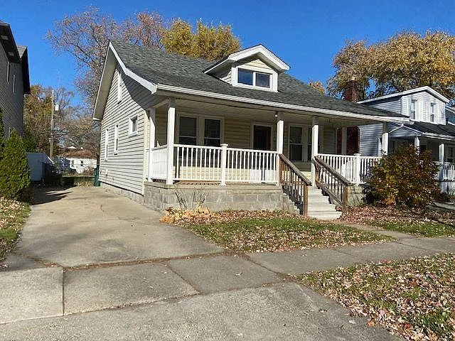 Front view of home - GREAT front porch