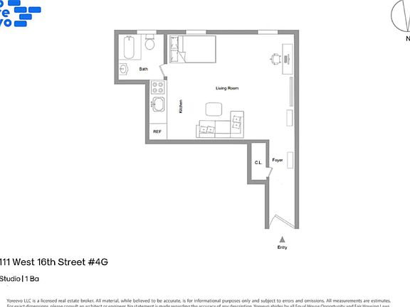 2nd image of 111 W 16th St APT 4G