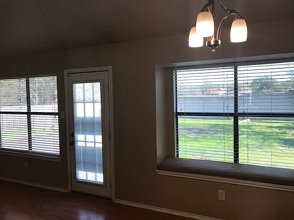 Dining area looking into backyard