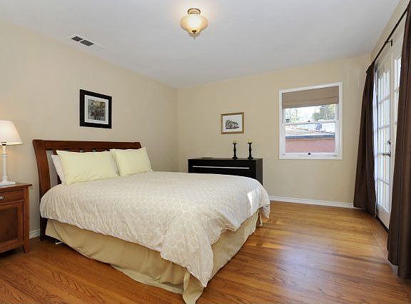 Master bedroom, French doors