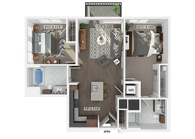 Floor plan B01