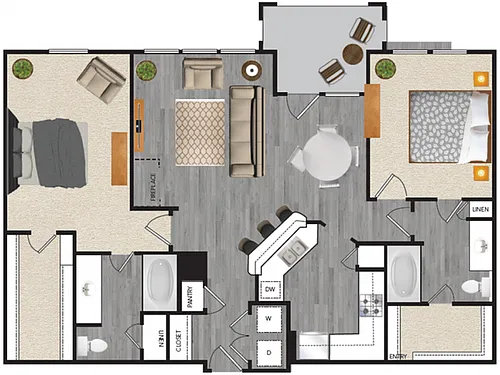Floor plan B3
