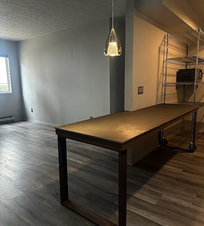 Integrated dining table for hosting or working from home; so pull up a seat and see how living at the Dragonfly feels.