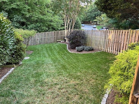 Side yard from front