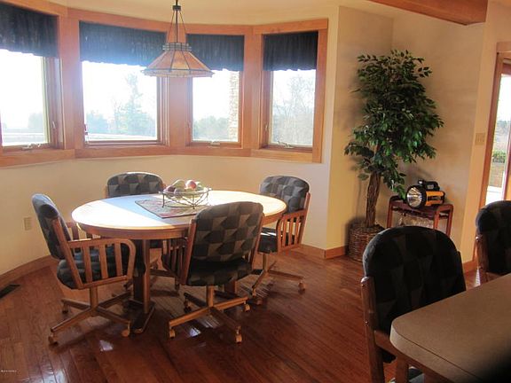 windows overlook the pond