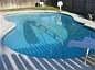 2 year new pool w/ slide