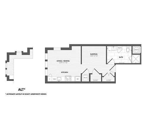 Floor plan Everton Studio-S3