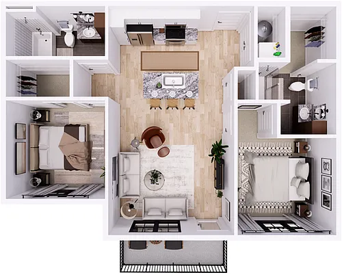 Floor plan Thomas-2A