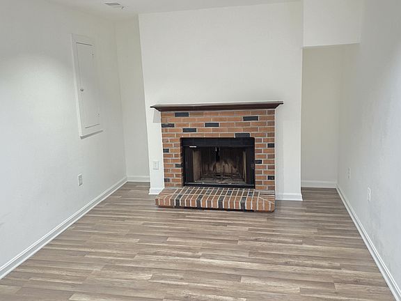 Basement Flex Room with Fireplace