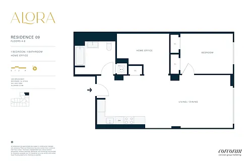 Floor plan 1B09