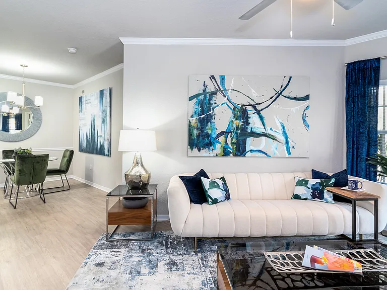 Open Floor Plan Living Area