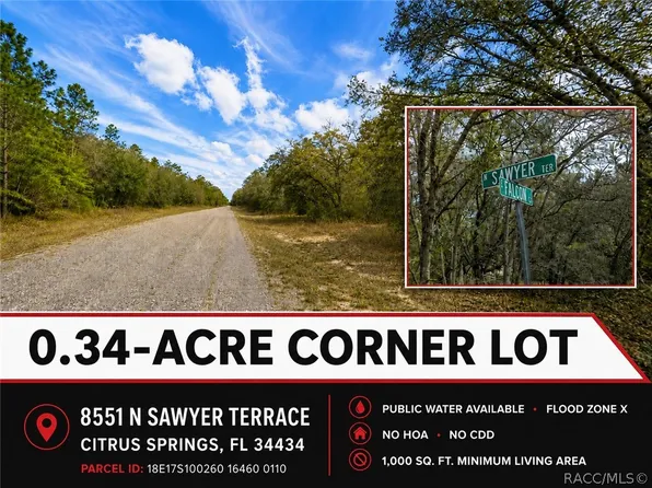 8551 N Sawyer Ter, Citrus Springs, FL 34434