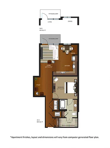 Floor plan A6-B