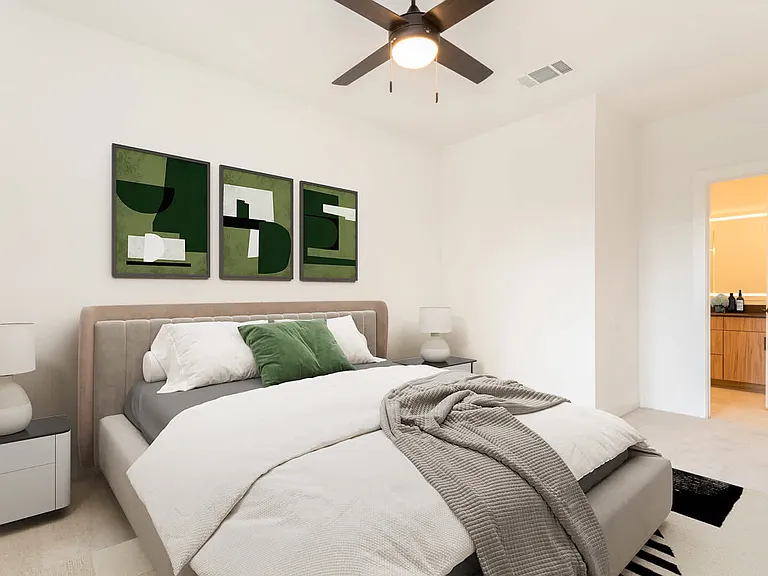 Carpeted Bedroom