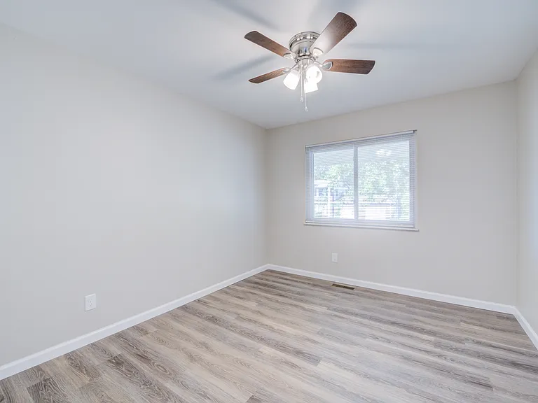View of front middle bedroom from the door.