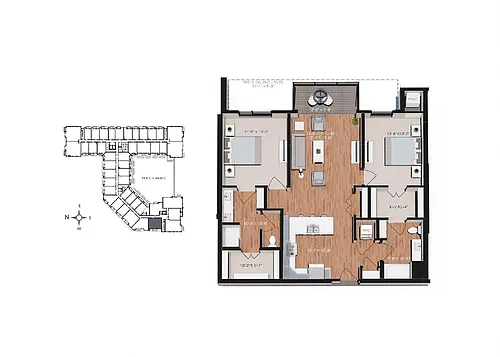 Floor plan B3