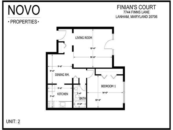 Finian's Court Apartments, 7742 Finns Ln APT C1, Lanham, MD 20706