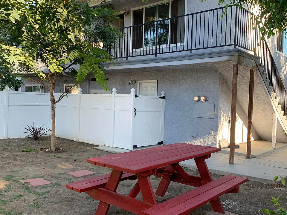 Apartment located on the second floor with a front entry and rear entry.