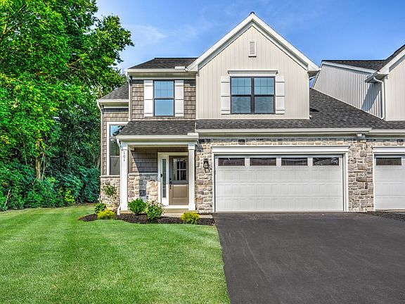 Front Elevation of the Sloane II Model from Garman Builders