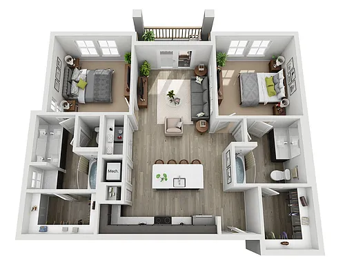Floor plan B2