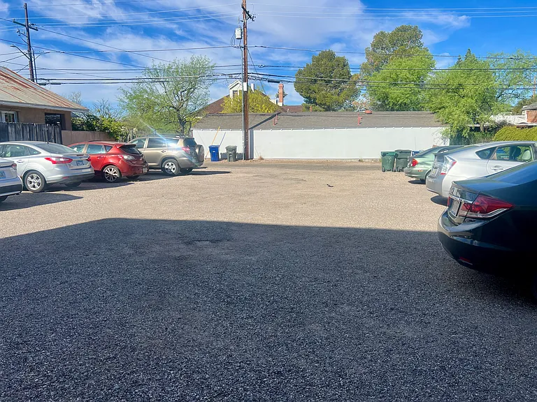 Off and on street parking