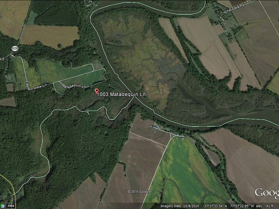 Just around bend of Pamunkey