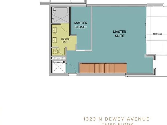 4th image of 1323 N Dewey Ave