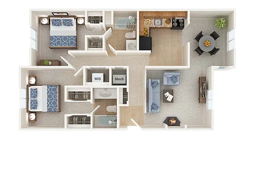 Floor plan The Chester