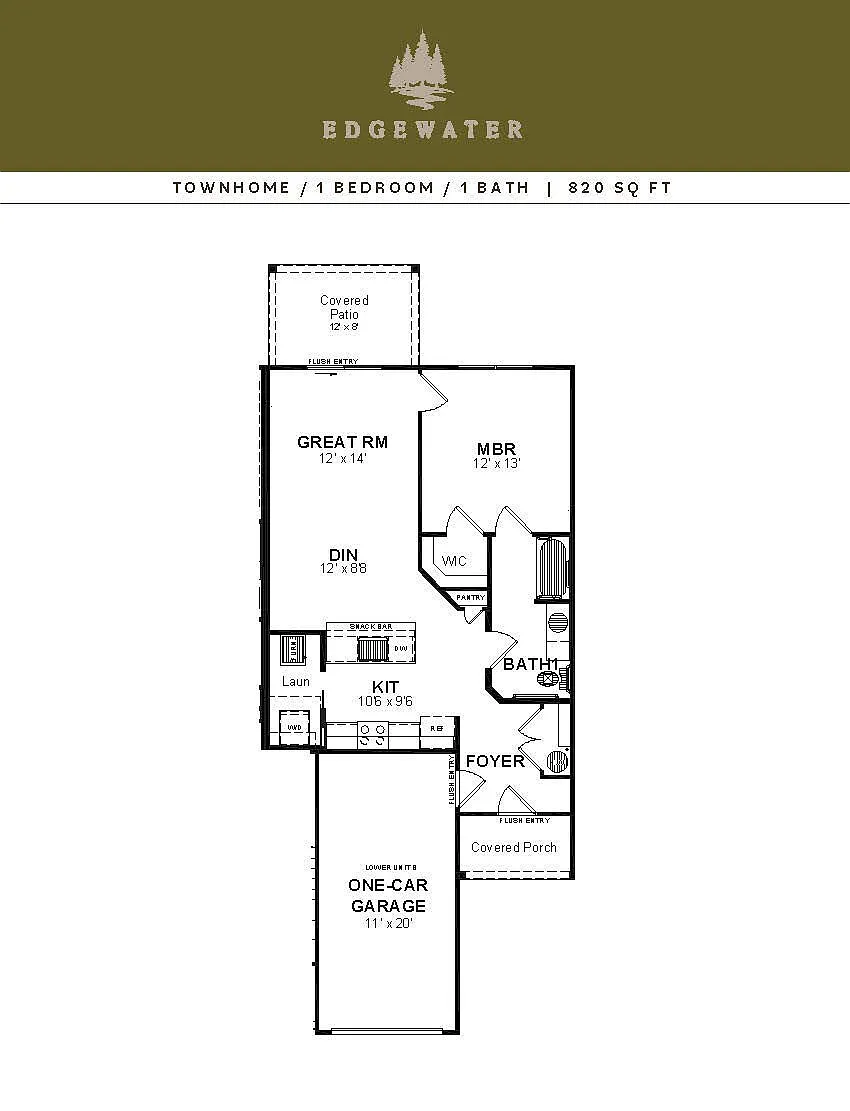 Floor plan 820