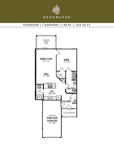 Floor plan 820