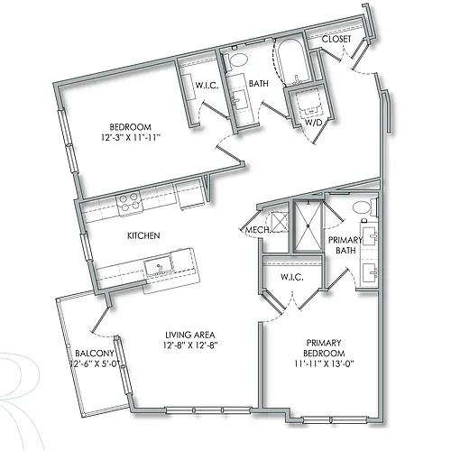 Floor plan B7