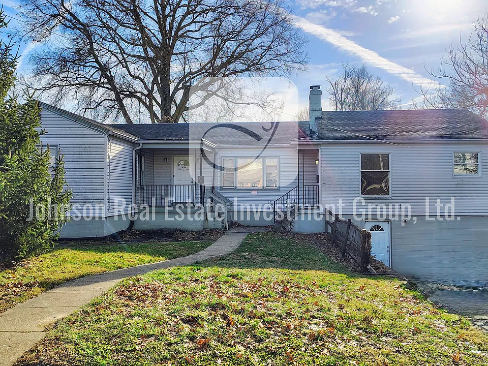 Large duplex on a huge lot.